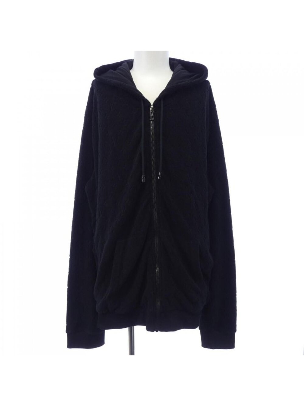 Louis Vuitton Monogram French Terry Zip Through Hoodie